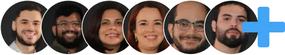Fotos da equipe de professores especialistas da MedConcursos